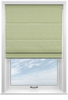 Cortona, Sea Sage - Twist&Fit Roman Blind